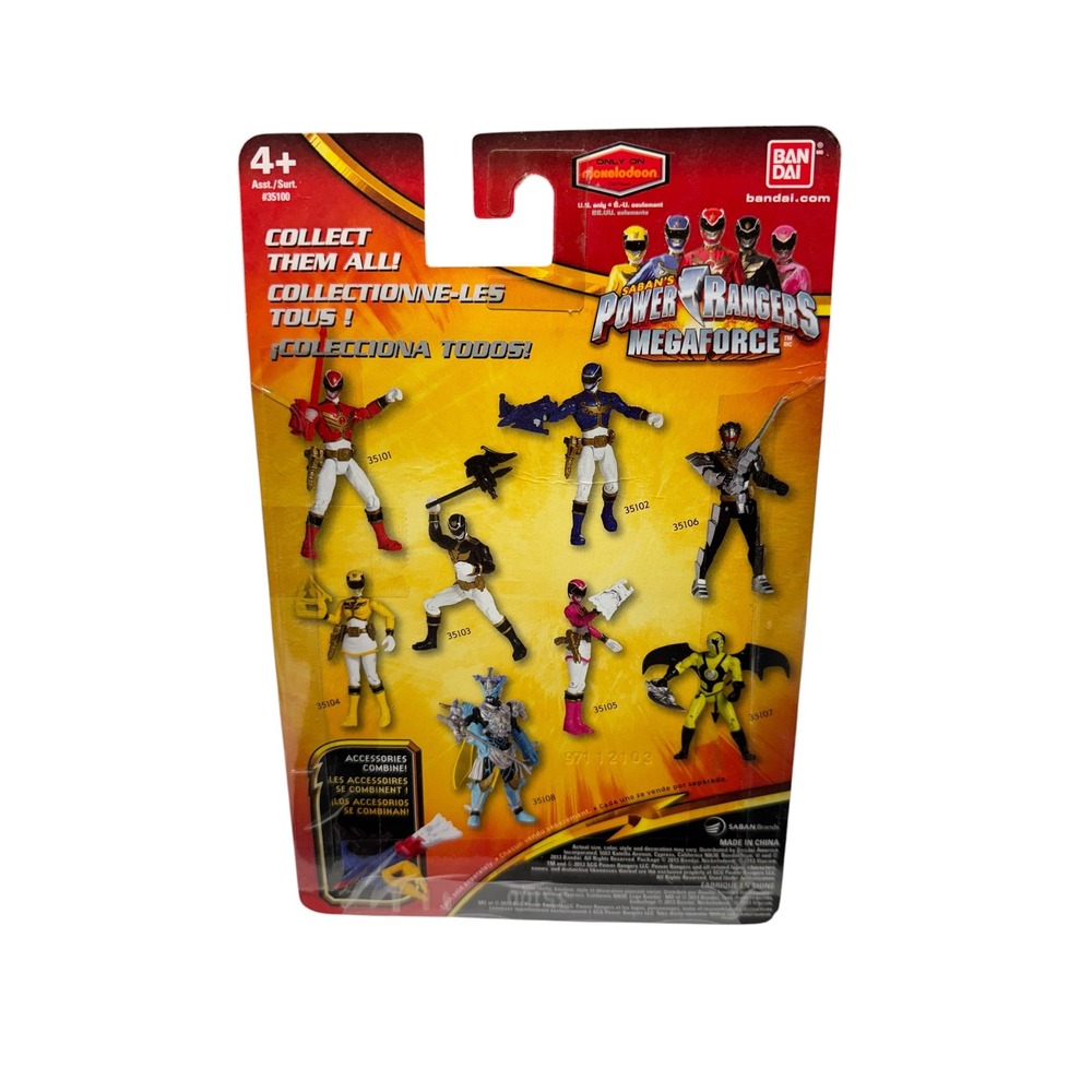 Bandai 2013 Power Rangers Megaforce Red Ranger Metallic Force Figure - Picture 3 of 6